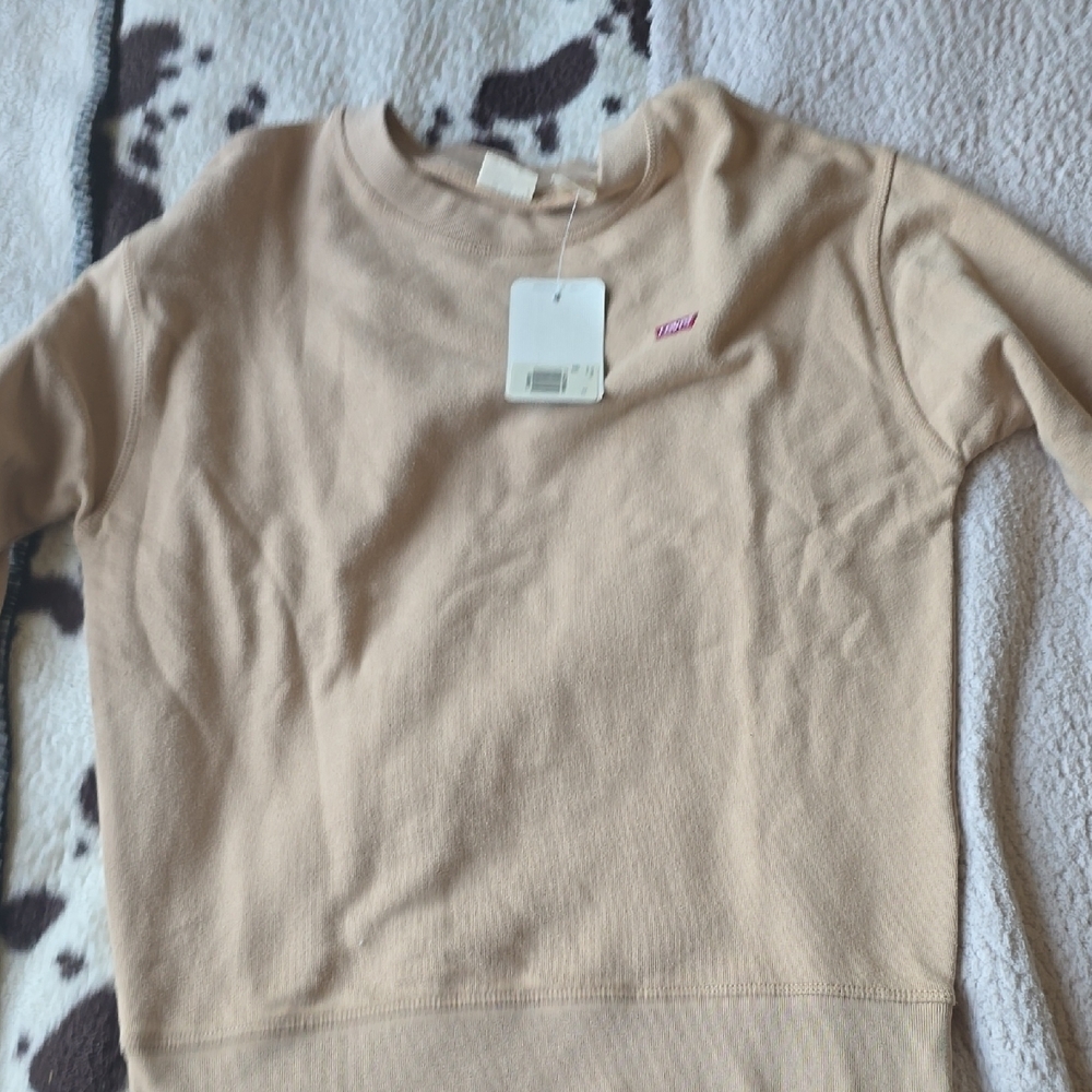 Mens XS Levis Beige Sweater New Cond
